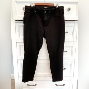 D Jeans black stretch 18W